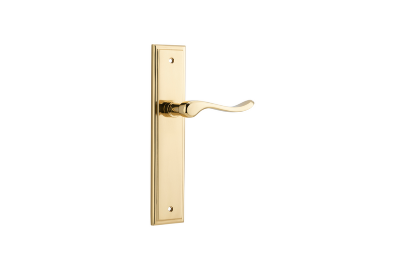 Stirling Lever Stepped Polished Brass