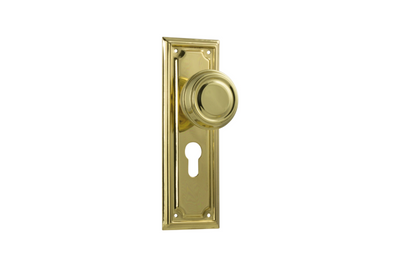 Edwardian Knob Polished Brass