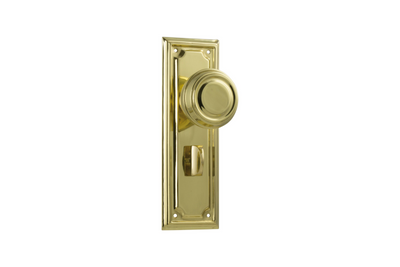 Edwardian Knob Polished Brass