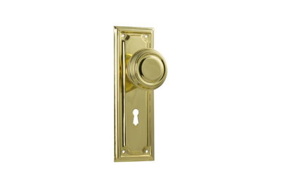 Edwardian Knob Polished Brass