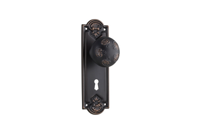 Nouveau Knob Antique Copper