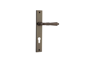 Sarlat Lever Rectangular Signature Brass