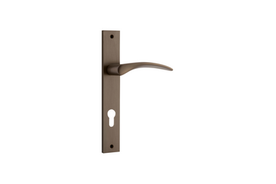 Oxford Lever Rectangular Signature Brass