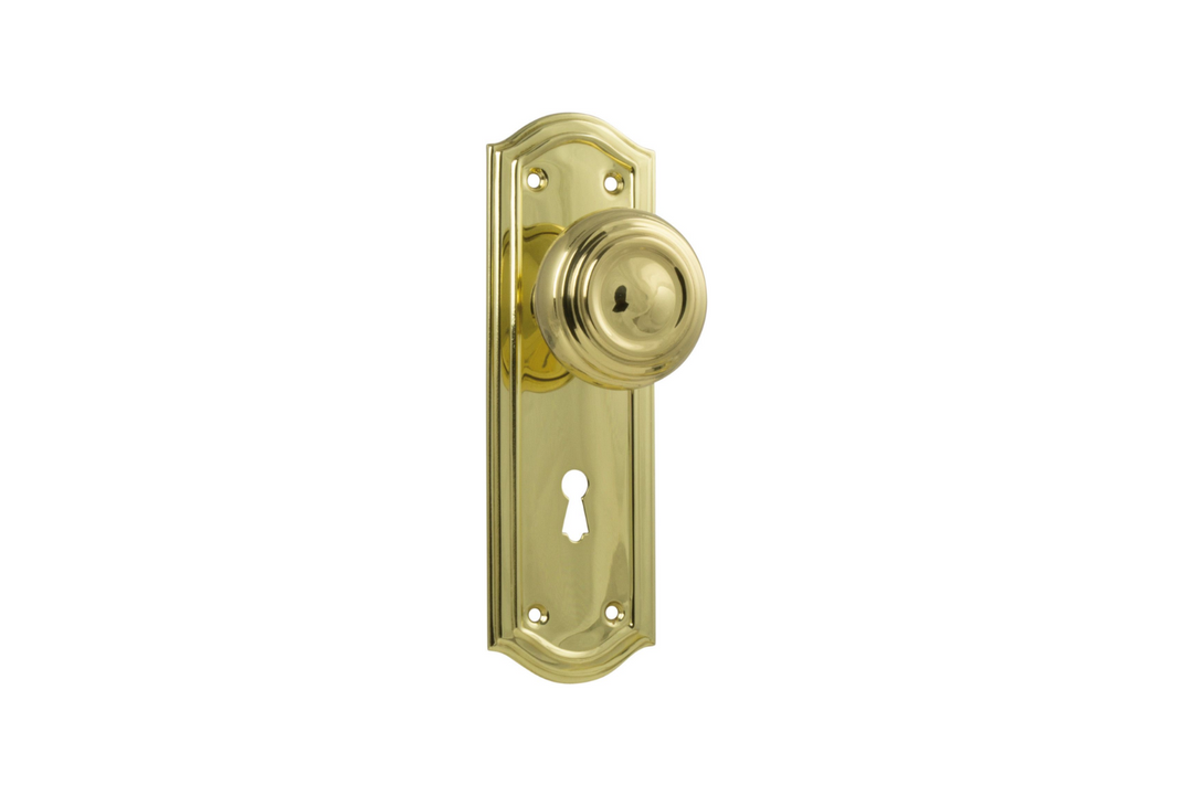 Kensington Knob Polished Brass
