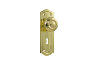 Kensington Knob Polished Brass