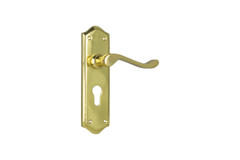 Henley Lever Polished Brass