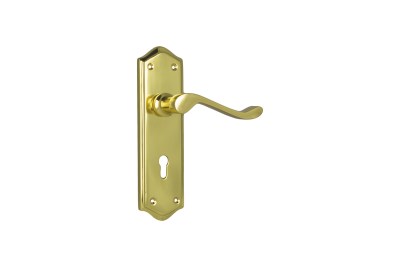 Henley Lever Polished Brass