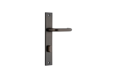 Oslo Lever Rectangular Signature Brass