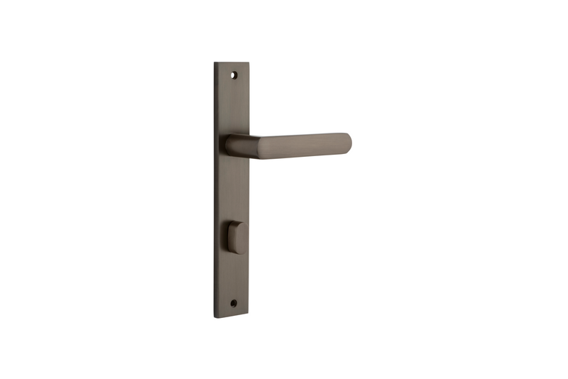 Osaka Lever Rectangular Signature Brass