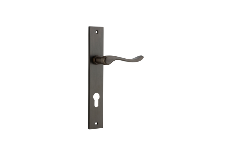 Stirling Lever Rectangular Signature Brass