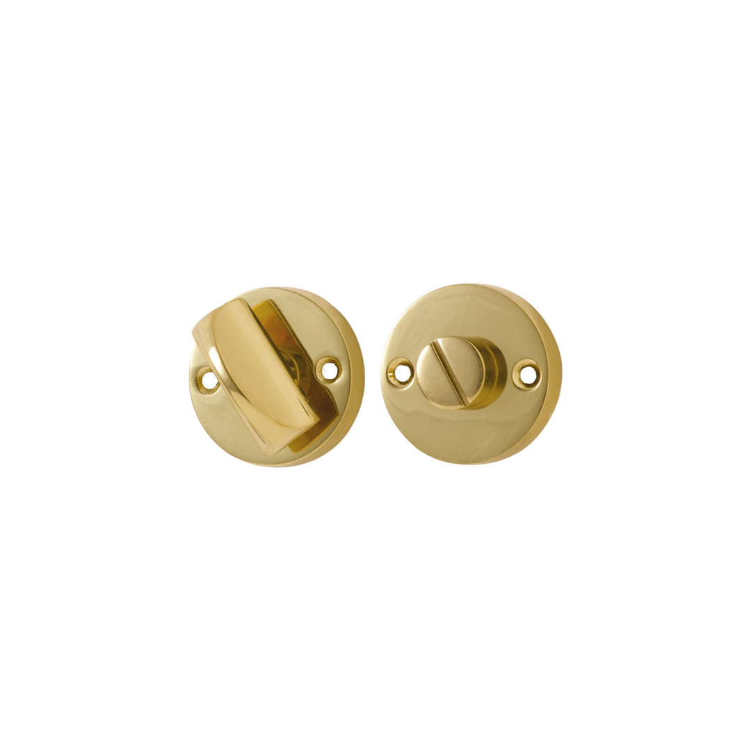 Privacy Turn Round Polished Brass