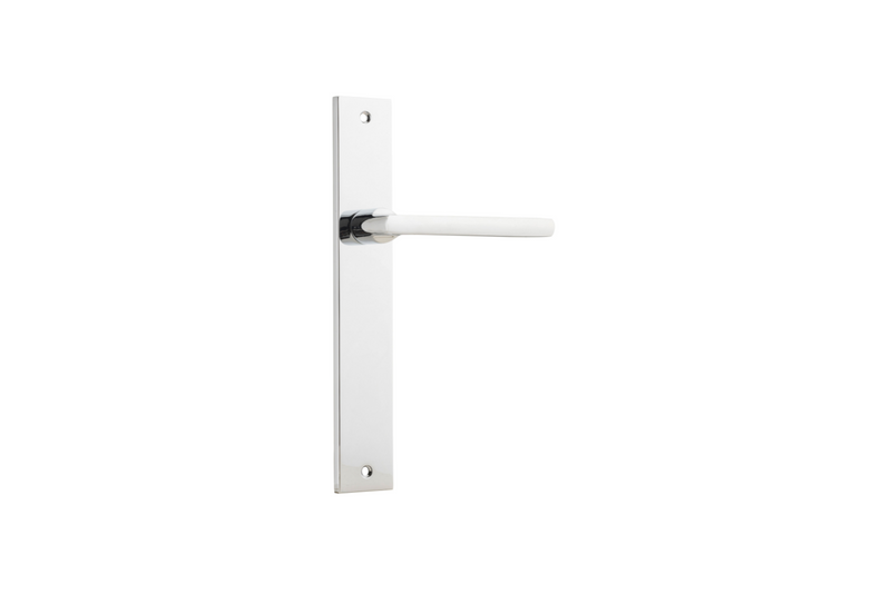 Baltimore Lever Rectangular Polished Chrome