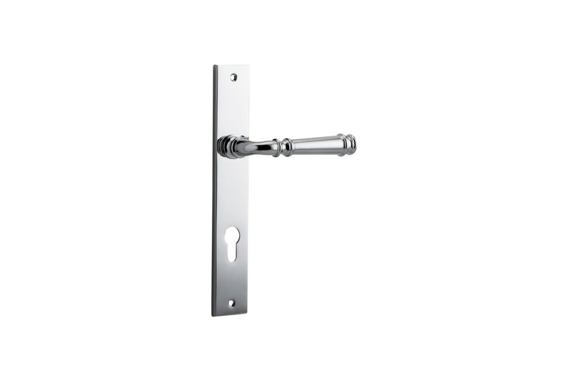 Verona Lever Rectangular Polished Chrome