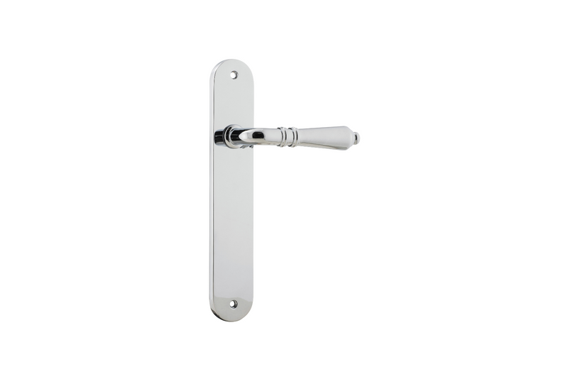 Sarlat Lever Oval Polished Chrome