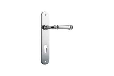 Verona Lever Oval Polished Chrome