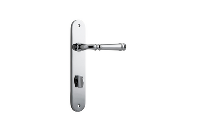 Verona Lever Oval Polished Chrome