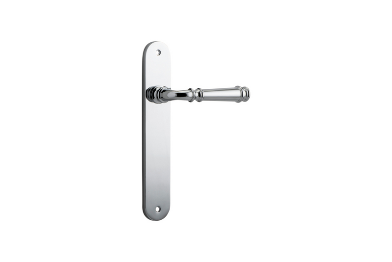 Verona Lever Oval Polished Chrome