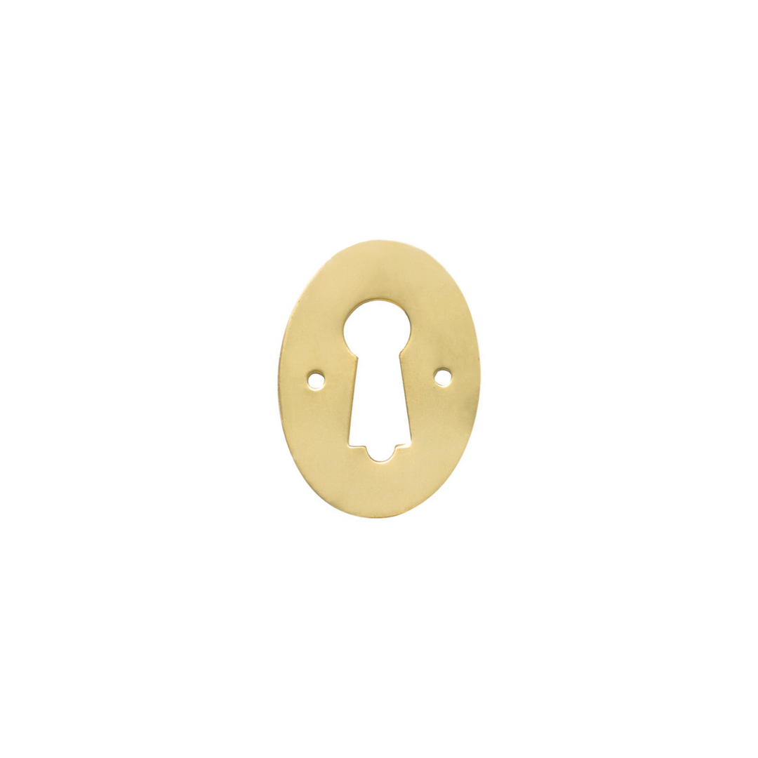 Pressed Escutcheon Polished Brass