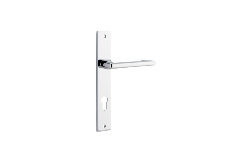 Baltimore Return Lever Rectangular Polished Chrome