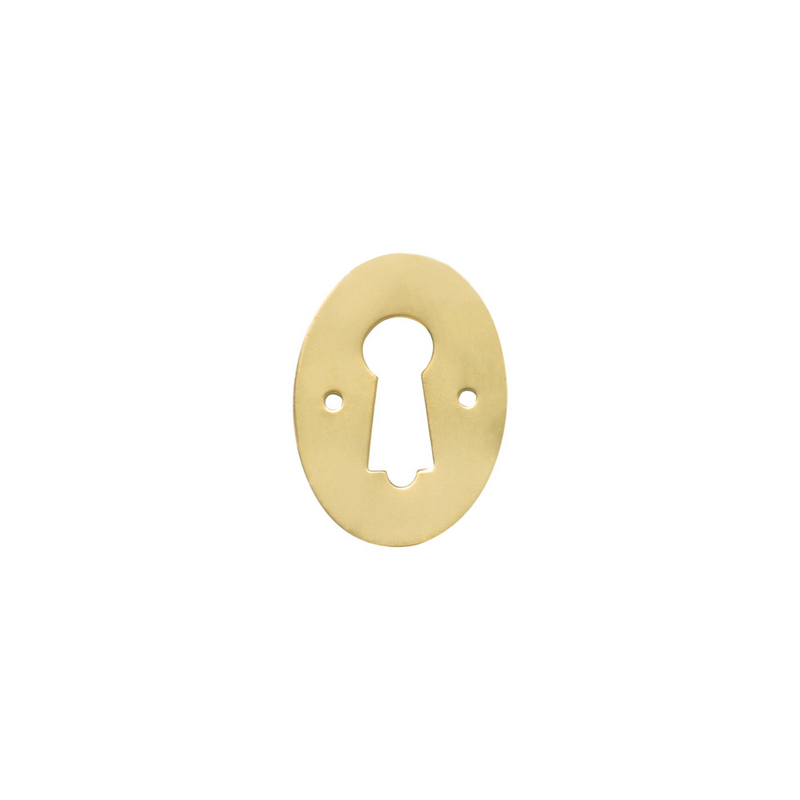 Pressed Escutcheon Polished Brass