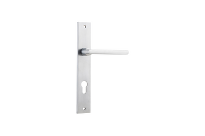 Baltimore Lever Rectangular Brushed Chrome