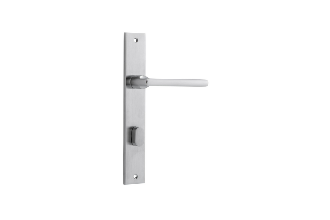 Baltimore Lever Rectangular Brushed Chrome