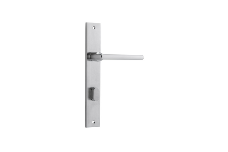 Baltimore Lever Rectangular Brushed Chrome