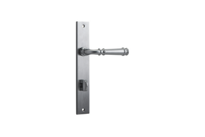 Verona Lever Rectangular Brushed Chrome