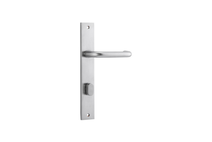 Oslo Lever Rectangular Brushed Chrome