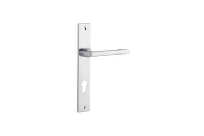 Baltimore Return Lever Rectangular Brushed Chrome