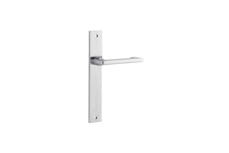 Baltimore Return Lever Rectangular Brushed Chrome