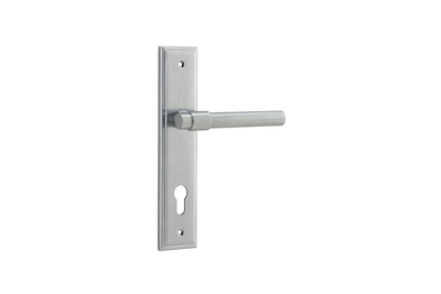 Helsinki Lever Stepped Brushed Chrome