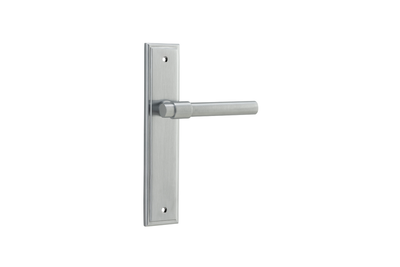 Helsinki Lever Stepped Brushed Chrome