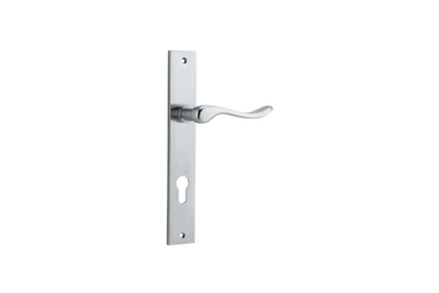 Stirling Lever Rectangular Brushed Chrome