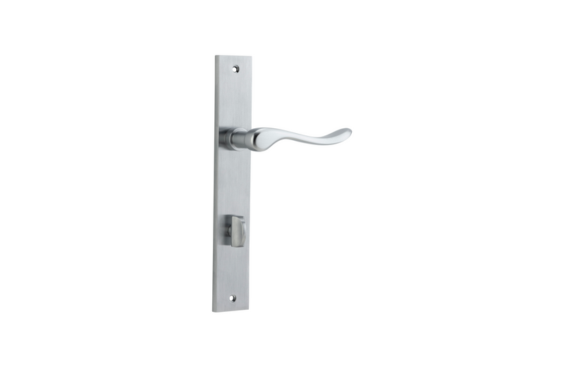 Stirling Lever Rectangular Brushed Chrome