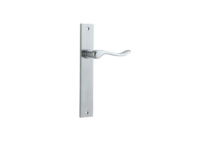 Stirling Lever Rectangular Brushed Chrome