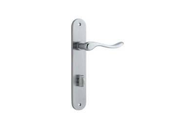 Stirling Lever Oval Brushed Chrome