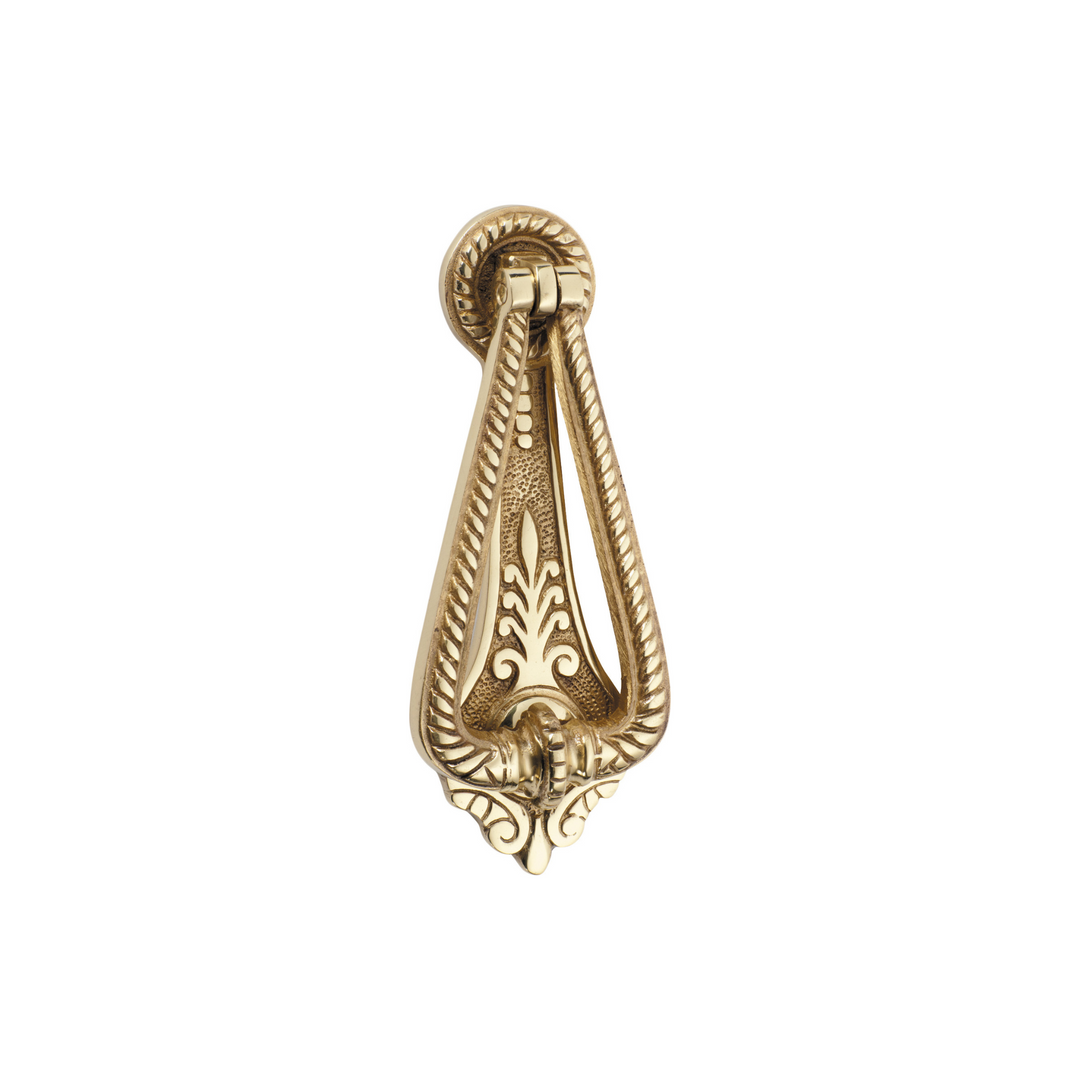 Edwardian Door Knocker Polished Brass