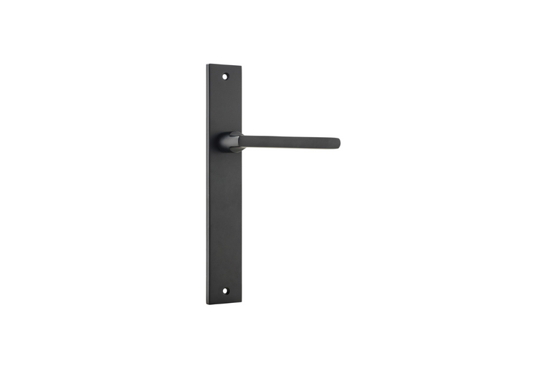 Baltimore Lever Rectangular Matt Black