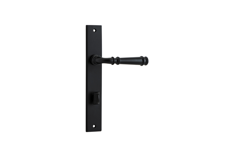 Verona Lever Rectangular Matt Black