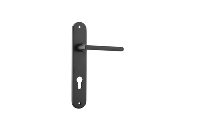 Baltimore Lever Oval Matt Black