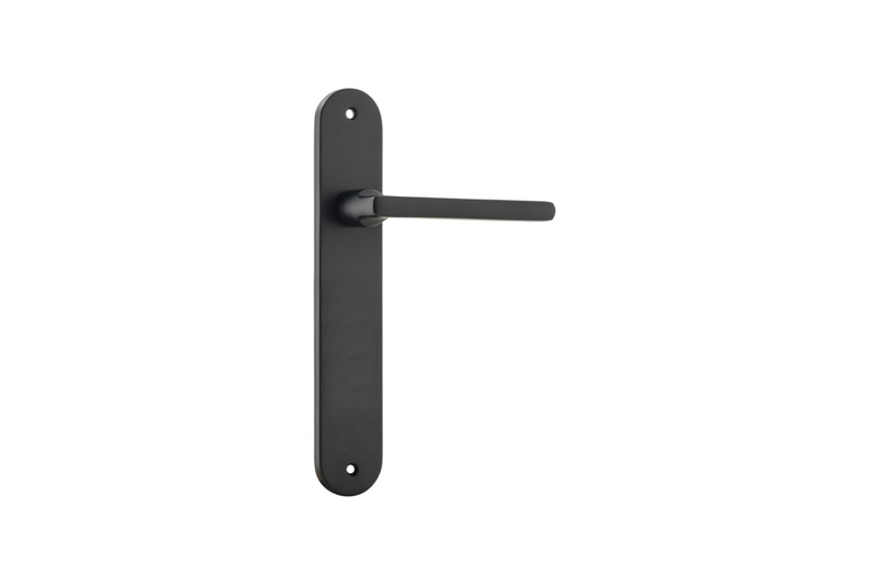 Baltimore Lever Oval Matt Black