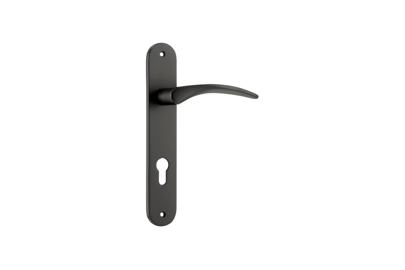 Oxford Lever Oval Matt Black