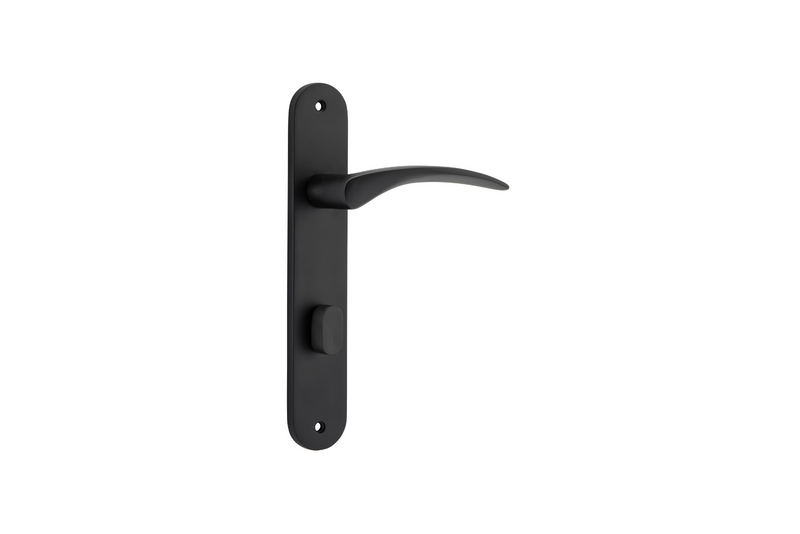 Oxford Lever Oval Matt Black