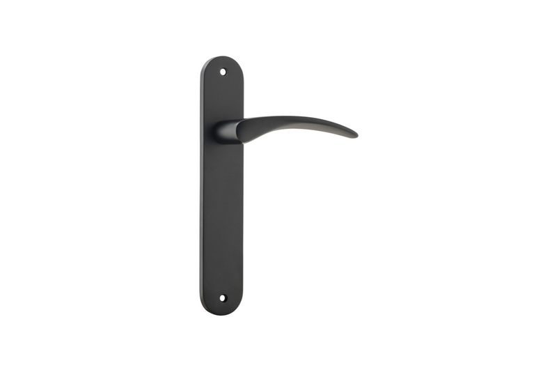 Oxford Lever Oval Matt Black