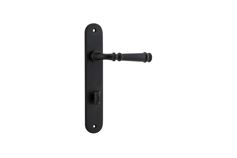 Verona Lever Oval Matt Black