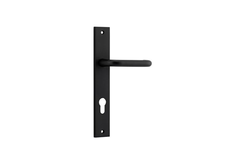 Oslo Lever Rectangular Matt Black