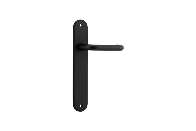 Oslo Lever Oval Matt Black