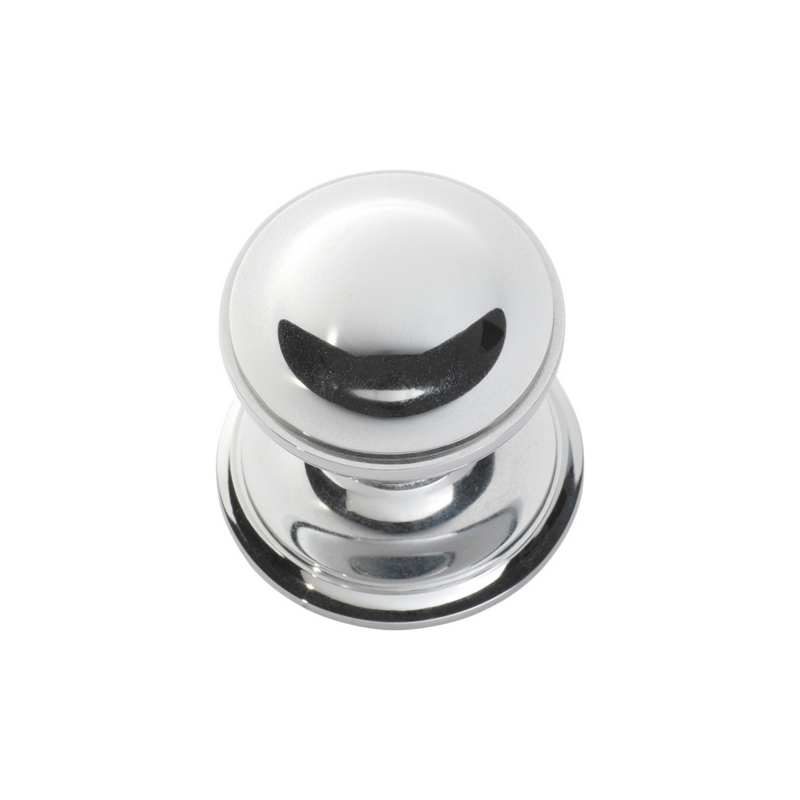 Classic Centre Door Knob Polished Chrome