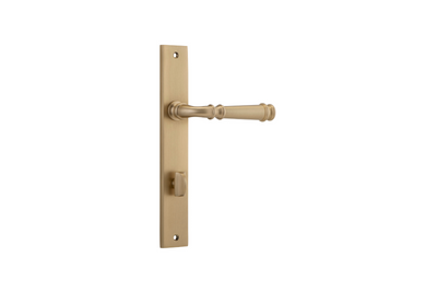 Verona Lever Rectangular Brushed Brass